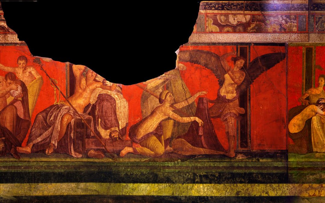 Pompeian frescoes and mosaics